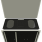 Recycling Station Flight Case (3x 87 Litre Bins)