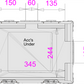 Panasonic AW-RP150 Transit Case With Acc's Under