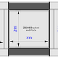d&b Y7P 02 Way With Z5399 & Z5024 Attached & Centre Acc's Cavity