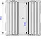 K&M 26700 Baseplate 08 Way