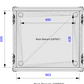 6U Rack Trunk (Takes 3 X 2U Racks, Or 1 X 2U Rack & 1 X 4U Rack Sleeve - Q87657)