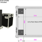 Top Hat 12 Unit Trunk To Take 2x 6 Unit 97046 Rack Sleeves