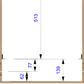 10 Unit Rack Box - 513mm Rack Pitch - Front Access Only