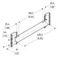 406mm Long Rack Shelf Support for R0883 Rack Rails