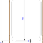 40 Unit Rack - 760mm Rack Pitch