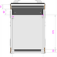 Foam Suspended Rack For 4x 4U's & 2x 2U's