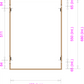 2 Unit Rack, 550mm Body - 511mm Rack Pitch