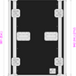 21 Unit Rack, 550mm Body - 511mm Rack Pitch