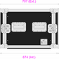 9 Unit Rack, 550mm Body - 511mm Rack Pitch