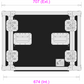 11 Unit Rack, 550mm Body - 511mm Rack Pitch