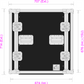 15 Unit Rack, 550mm Body - 511mm Rack Pitch