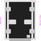 19 Unit Rack, 550mm Body - 511mm Rack Pitch