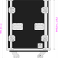 18 Unit Rack, 550mm Body - 511mm Rack Pitch