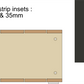 4u, 375mm Body, Hinged Top Panel, Adjustable r/s