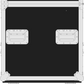 GLP Impression X5 4 Way, Omega Fixture With Clamps Attached