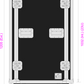 23 Unit Rack, 550mm Body - 511mm Rack Pitch