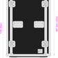 22 Unit Rack, 550mm Body - 511mm Rack Pitch