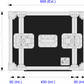 8 Unit Rack - 450mm Rack Pitch