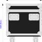 Chauvet Strike Array 2 04 Way Case With Omega And Trigger Clamps Attached