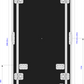 40 Unit Shock Mounted Rack - 760mm Rack Pitch