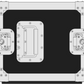 4 Unit Foam Suspended Rack, 360mm Rack Depth