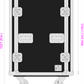 19 Unit Rack, 550mm Body - 511mm Rack Pitch