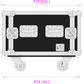 8 Unit Rack, 550mm Body - 511mm Rack Pitch