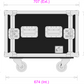 9 Unit Rack, 550mm Body - 511mm Rack Pitch