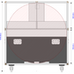 1200mm Mirror Disco Ball, 01 Way