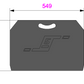 5 Star Engraved Eurotrucker Trunk Short Divider - PVC