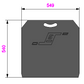 5 Star Cases Engraved Eurotrucker Trunk Tall Divider - PVC