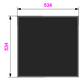 5 Star Engraved Eurotrucker Trunk Half Tray - Painted