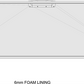 Foam Lined Trunk - 1508mm x 458mm Internal