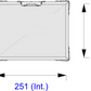 Lang TH-SHORTY 150 Hanging Bracket Single Transit Case