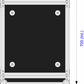 2U Rack - 550mm Rack Pitch